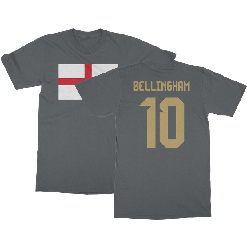 Bellingham 10 Jersey Style – England Soccer Cup Fan Unisex T-Shirt