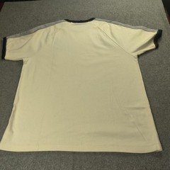 Vintage Gap Shirt Men Large Cream Colorblock Crewneck Contrasting Trim Retro