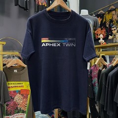 Aphex Twin Playstation Staff Classic T-Shirt Navy XL