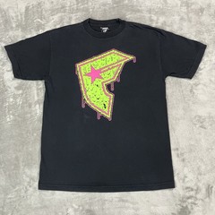 Y2K Famous Stars And Straps Shirt Mens Medium Black Slime Classic Logo Print