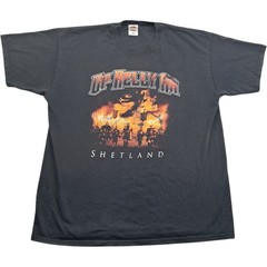 UP HELLY AA T Shirt XL Men’s Black Vintage Shetland Fire Festival Viking Graphic