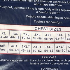 Harbor Bay 2 Pack Big Men’s White Tank Top Tee Shirt Value Pack XL
