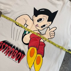 Vintage 90s Astro Boy Cartoon Japenese Anime White Graphic Shirts Men’s Large