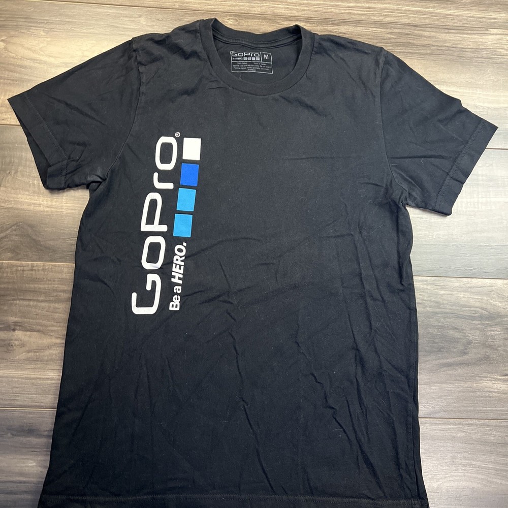 Go Pro Shirt Mens Medium Black Short Sleeve T-Shirt