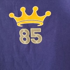 JNCO Vtg 90’s Script Logo Spellout #85 T-shirt Men’s Sz S NWT Purple