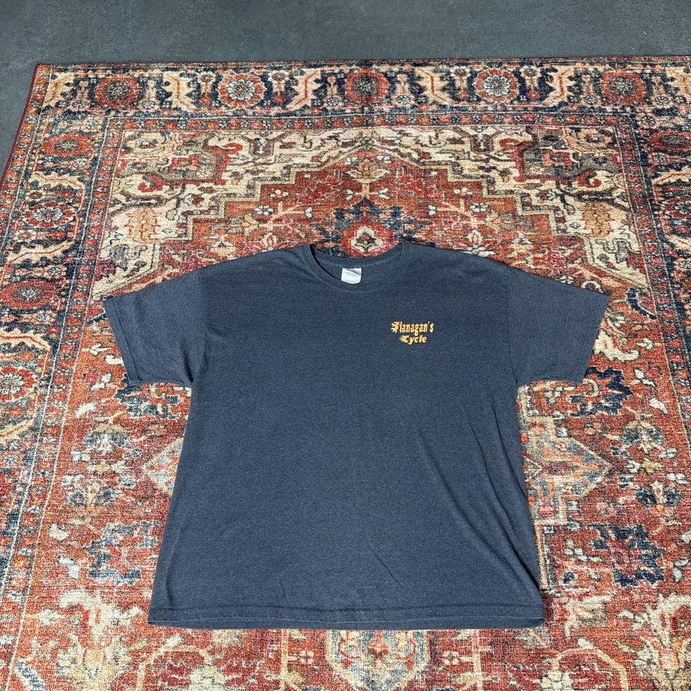 Hanes Heavyweight 50/50 Men’s XL “Flanagan’s Cycle” Graphic T-Shirt