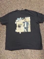 Dierks Bentley 2025 Broken Branches Tour T-Shirt Men’s XL Black Gildan Softstyle