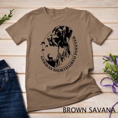 Funny Proud German Shorthaired Pointer hunting dog portrait Unisex T-shirt