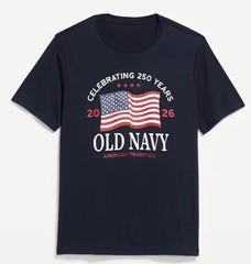 OLD NAVY US Flag 2026 RED, NAVY, etc 250th Anniversary T-SHIRT