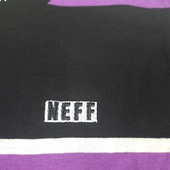 Neff Sorenson Black Purple Striped Short Sleeve T-Shirt Men’s Size S, M, L, XL