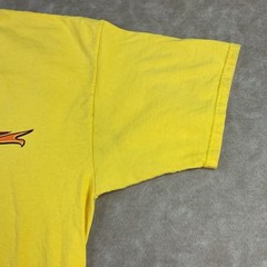 Vintage Diablo Paintball T-Shirt Men Sz XL Y2K Graphic Crew Yellow Short Sleeve