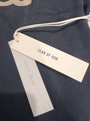 Fear Of God Essentials 90s Short Sleeve Shirt Faded Iron Size Medium