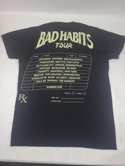 NAV XO Bad Habits Tour Shirt. Medium