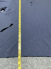Patagonia Men’s M Blue Striped Long Sleeve Henley T-Shirt Casual Outdoor Top