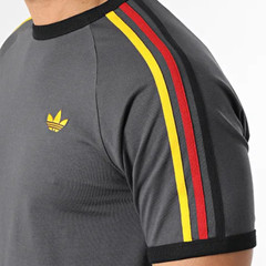 NEW MEN’S ADIDAS ORIGINALS 3-STRIPES CALIFORNIA TEE SHIRT ~SIZE LARGE #KC867