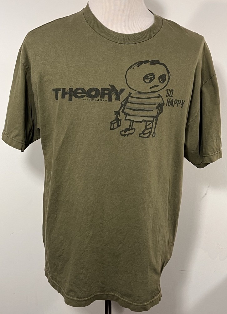 Theory Of A Deadman Concert Band Green T-Shirt All size S-5XL OM611