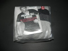 b4 Stafford 3 Pack Men’s Big & Tall Heavyweight Cotton V-Neck T-Shirts (MedTALL)