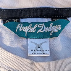 Vintage Artful Dodger Y2K All Over Print T-Shirt Rookery Pima Cotton Men’s L
