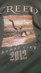 Creed Human Clay Tour From 2012 New Never Worn XXL DATES ON BACK. MINT 14 YEARS