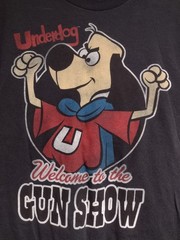 VINTAGE UNDERDOG WELCOME TO THE GUN SHOW SHIRT 2012 Classic Media L 42/44