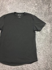 BYLT Drop Cut Short Sleeve Lux Shirt Mens Size Large Gray