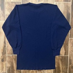 VTG Northwest Territory Thermal Mens XXL Navy Polycotton Waffle-Knit Long-Sleeve
