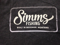Simms Two-Tone Pocket T-Shirt – Short Sleeve XL Charcoal Heather