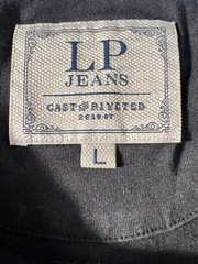 LP Jeans Size Large Black Cotton Short Sleeve Crew Neck Graphic T Shirt