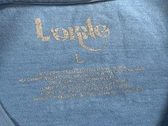 Lorde Shirt Adult Large Blue Solar Power Album Tracklist Graphic Band Tee Tour