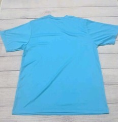 Champion Mens Short Sleeve Crew Neck Stylish Plain Blank T-Shirt BLUE LARGE