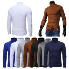 Men Shirts Mock Neck Tops Base Layer Top Long Sleeve Shirt Outdoor Pullover Tee