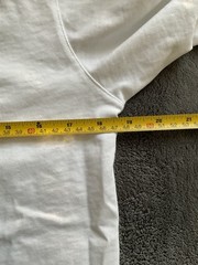 Helmut Lang The Artist Series Adrienne Salinger Mens S White Long Sleeve Tee