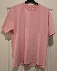 Vintage 90’s Jerzees Blank Pink T-Shirt Sz XL Made in USA 50/50 Paper Thin