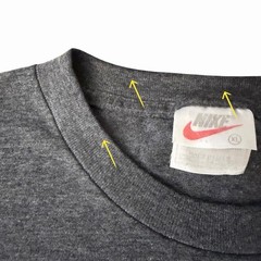 Rare Vintage Nike Tour T Shirt 90s Gray Men’s Size XL Made In USA White Tag Nike