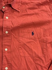 Ralph Lauren Blake Button Down LS Oxford Burnt Red – L