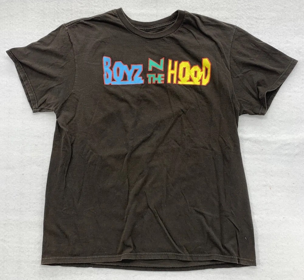 Boyz N The Hood 100% Cotton Graphic Logo T-Shirt Men’s Large Black Crew Neck