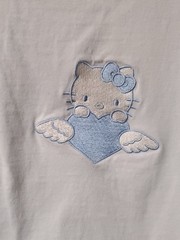Sanrio Hello Kitty Friends Forever 21 Blue Angels Men L Cotton T-shirt Blue
