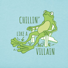 LIFE IS GOOD SS Shirt Crusher Tee CHILLIN FROG ADIRONDAK Villain Chest44 Mens M