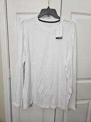 2 x Perry Ellis Portfolio Men’s Deluxe Touch Crewneck Shirts Brilliant Lg/Xl