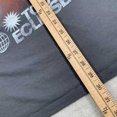 Hyper Space NASA Shirt Mens 2XL Gray Total Eclipse Astronaut Graphic Space Tee