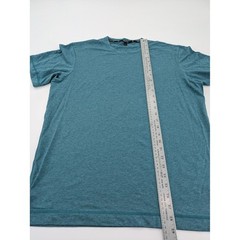 Public Rec Go-To Tee Crewneck Mens L Blue Raglan Short Sleeves Performance Shirt
