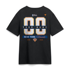 HOT!! N.Y Knicks 2026 NBA Finals Champions Custom Name & Number T-Shirt – Black