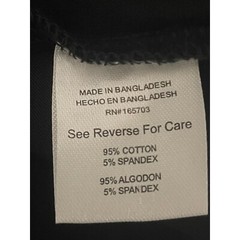 Marc Asher Men’s Black T-Shirt S 95% Cotton 5% Spandex Crew Neck Short Sleeve