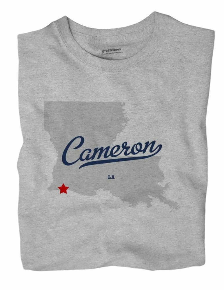 Cameron Louisiana LA T-Shirt MAP