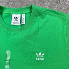 Adidas Originals Trefoil Ess Tee Mens Energy Green Short Sleeve T Shirt Size L