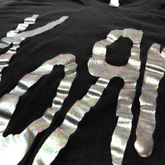 Korn Shiny Oil Slick Band Logo size 2XL XXL Black T Shirt