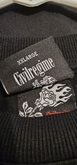 Civil Regime DeathNote Blue Silence American Classic Oversized Tee in Black2XL