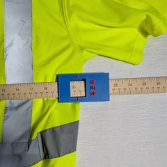 Dickies Hi-Visibility T-Shirt Yellow Mens Large Yellow Reflective Work Shirt
