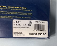 Polo Ralph Lauren Big & Tall 2 Cotton Crew Blue T-Shirts LTCNP2-AOD Men’s 1XT