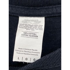 GILDAN Men’s Black Square Graphic Crewneck Casual Short Sleeve T-Shirt SZ L